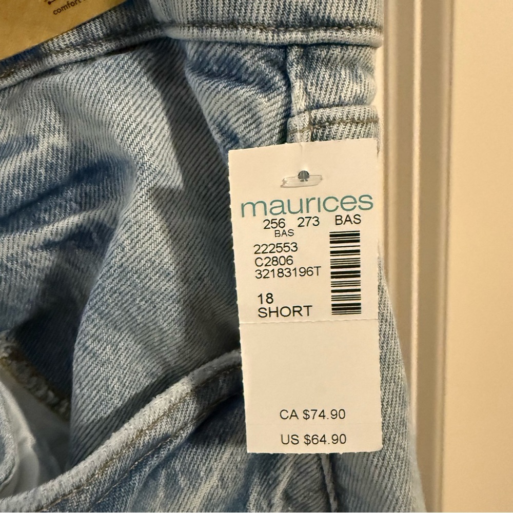 Maurice’s High Rise Ripped Wide Leg Jean - Picture 8 of 10